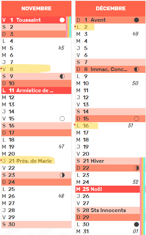 Calendar